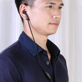 1.2m 2Pin Earpiece Headset PTT with Mic Ear Hook Interphone Earphone for Kenwood